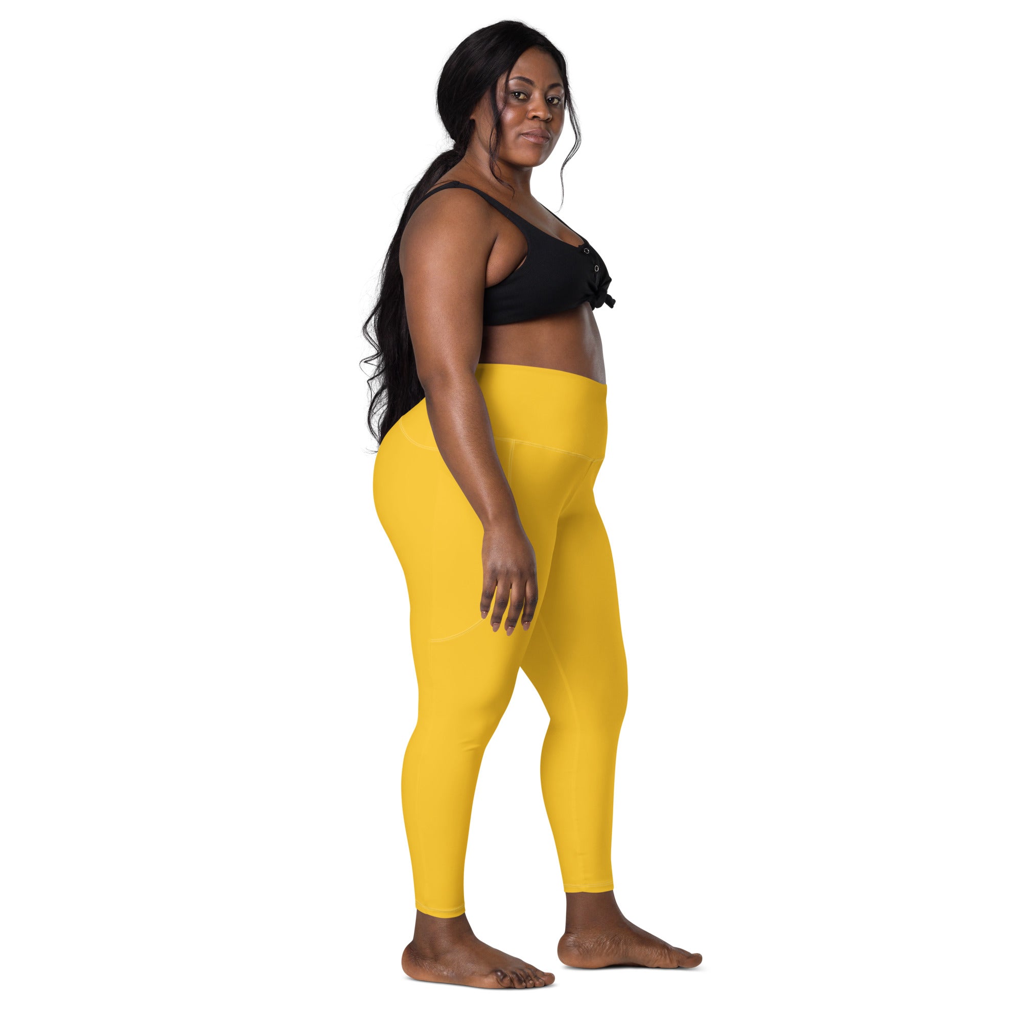 Mustard Yellow Leggings with Pockets | All Sizes